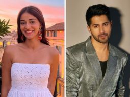 Ananya Panday poses with ‘spiritual friend’ Varun Dhawan; Karan Johar captures duo in a frame