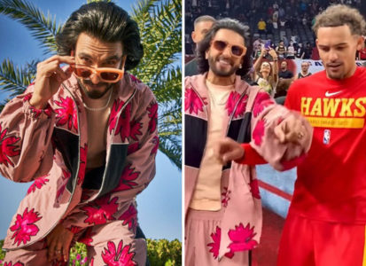 Ranveer Singh Makes NBA Star Trae Young Shake-A-Leg On 'Gallan Goodiyaan