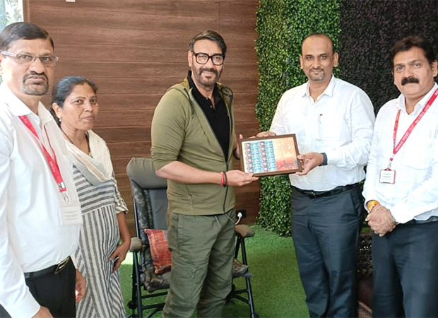 Ajay Devgn expressed ‘gratitude’ as the Mumbai Postal Region gifts him a special stamp on Philately Day
