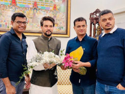 Union Minister Anurag Thakur met the ‘Kantara’ team wishing them success for the film
