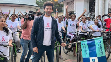 Kartik Aaryan flags off cyclothon to raise awareness about Breast Cancer