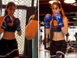 Disha Patani gives workout goals with her kickboxing session; watch 