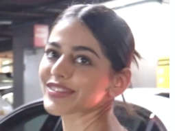Alaya F gets snapped at the airport by paps