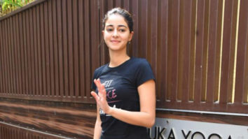 Ananya Panday gets clicked in black gym shorts