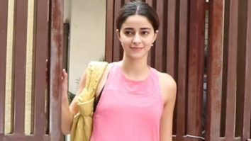 Ananya Panday gets clicked post yoga session