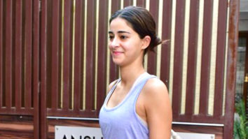 Ananya Panday gets clicked post yoga sessions