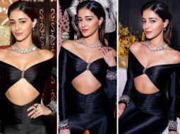 Ananya Panday makes a glam statement in feisty black cut-out catsuit for Swaroski open wonder dinner in New York