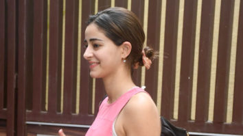 Ananya Panday poses for paps post yoga sessions