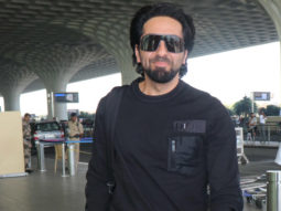 Ayushmann Khurrana totally slays the all black look at the airport