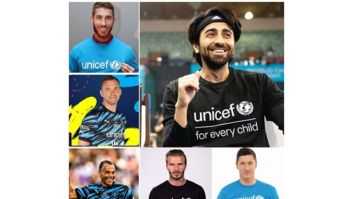 Ayushmann Khurrana joins international football icons to raise awareness about child rights