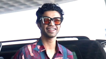 Babil Khan flashes his cute smile for paps at the airport
