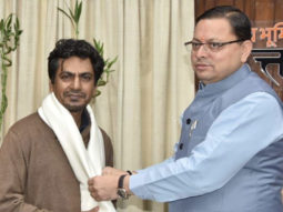 Chief Minister Pushkar Singh Dhami felicitates actor Nawazuddin Siddiqui in Uttarakhand