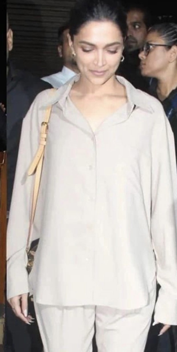 Deepika Padukone offers date night style tips while wearing a beige coordinated outfit and Louis Vuitton heels 