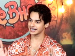 Ishaan Khatter celebrates birthday with Phone Bhoot co-stars and paps
