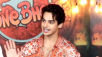Ishaan Khatter celebrates birthday with Phone Bhoot co-stars and paps