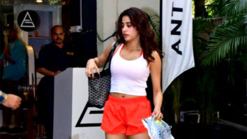 Janhvi Kapoor gets snapped outside her gym