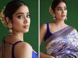 Janhvi Kapoor looks spitting image of Sridevi in timeless Kanjivaram saree and gajra in her hair