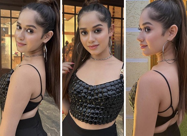 Jannat Zubai makes a stunning appearance in black bustier and black skirt : Bollywood News – Bollywood Hungama