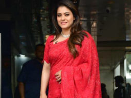 Kajol looks sizzling hot in red saree at Jhalak Dikhhla Jaa sets