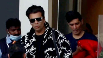 Karan Johar and Manish Malhotra spotted together at the airport