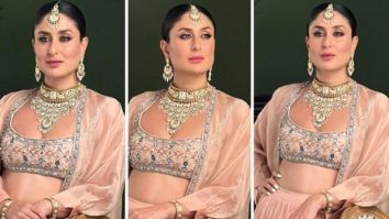 Kareena Kapoor Khan’s pastel pink lehenga by Ridhi Mehra, which costs Rs. 78K will undoubtedly inspire your sangeet look