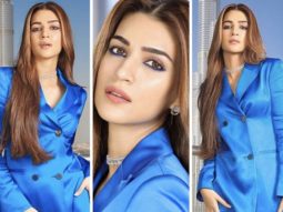 Kriti Sanon makes a powerful statement in blue pantsuit as she promotes her film Bhediya in Dubai