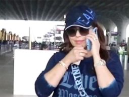Mahima Choudhary poses for paps at the airport