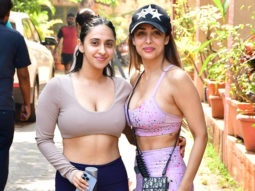Malaika Arora & Akanksha Ranjan spotted at diva yoga in Bandra