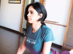 Mallika Sherawat tries out yoga poses with extreme dedication
