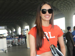 Manushi Chhillar proves orange is the new black with her airport look