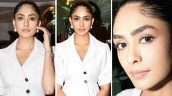 Mrunal Thakur raises the bar in a white co-ord set worth Rs.11,980