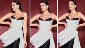 Nora Fatehi creates another envy-worthy appearance in a monochromatic gown for Jhalak Dikha Jaa season 10
