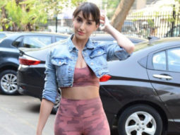 Nora Fatehi flaunts her perfect curves as she poses for paps