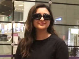 Parineeti Chopra gets clicked at the airport in a black outfit