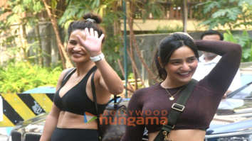 Photos: Aisha Sharma and Neha Sharma spotted outside a gym in Bandra