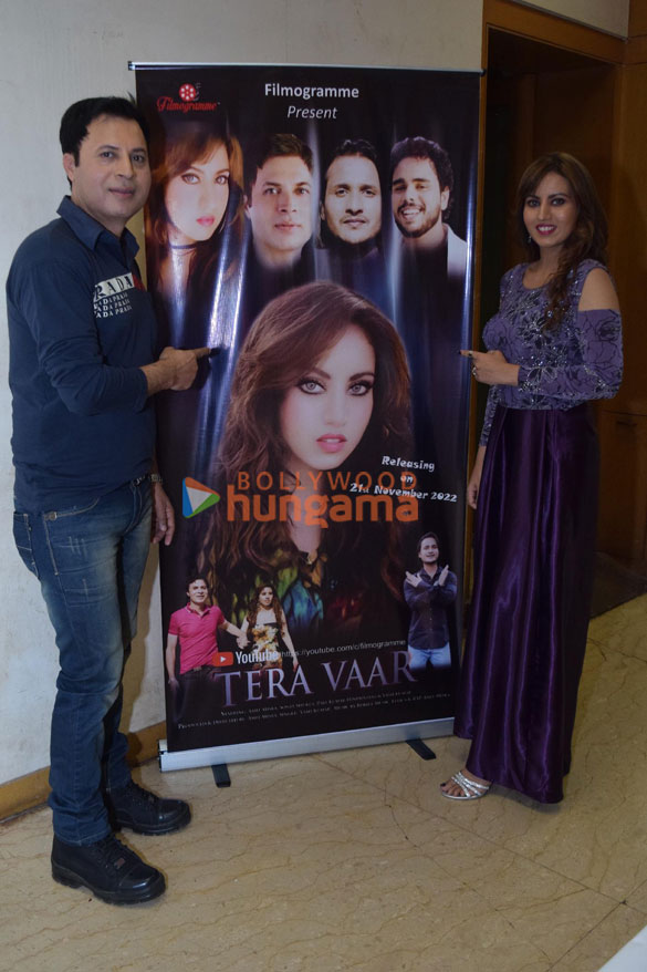 photos amit misra sonia shukla and others at the launch of their music video tera vaar 1
