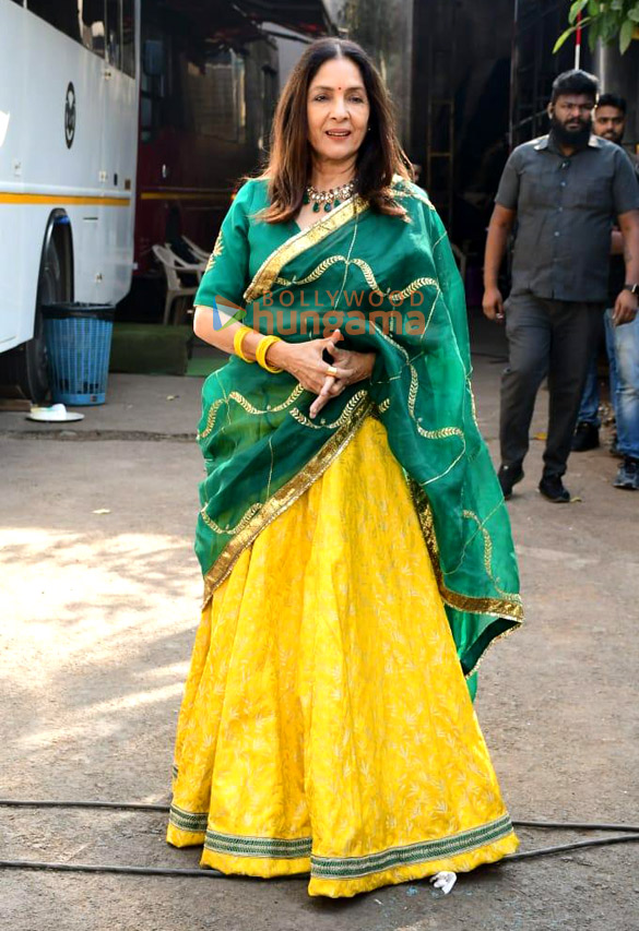 photos anupam kher boman irani neena gupta snapped during uunchai promotions on the sets of indian idol 3