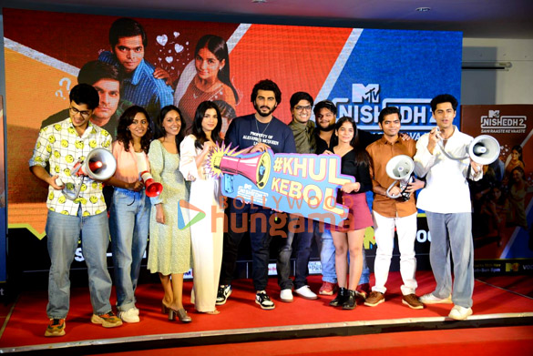 photos arjun kapoor snapped at the launch press conference of mtv nishedh 2 1