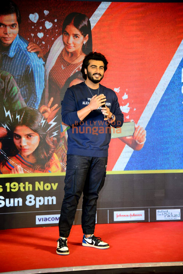 photos arjun kapoor snapped at the launch press conference of mtv nishedh 2 2