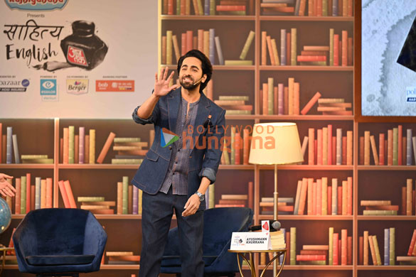 photos ayushmann khurrana attends sahitya aajtak 2022 speaks about an action hero 2