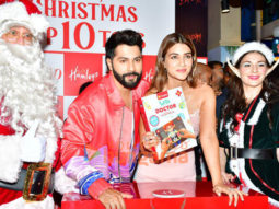 Photos: Bhediya stars Varun Dhawan and Kriti Sanon attend a launch at Hamleys