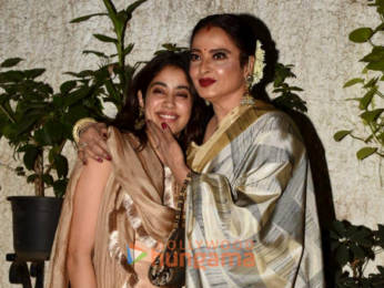 Photos: Boney Kapoor, Janhvi Kapoor, Rekha and Sunny Kaushal snapped at the screening of Mili