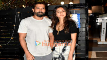 Photos: Farhan Akhtar and Shibani Dandekar snapped at Mizu in Bandra