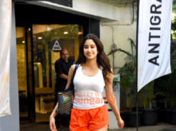 Photos: Janhvi Kapoor snapped outside the gym