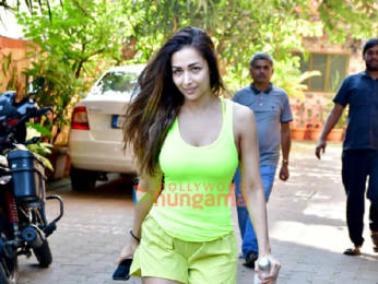 Photos: Malaika Arora snapped outside Diva Yoga in Bandra