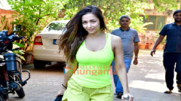 Photos: Malaika Arora snapped outside Diva Yoga in Bandra