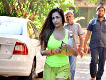 Photos: Malaika Arora snapped outside Diva Yoga in Bandra