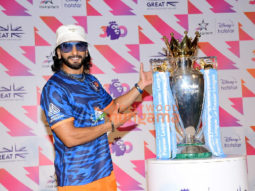 Photos: Ranveer Singh attends the launch of Great Britain & Northern Ireland football premiere league