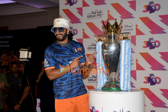 photos ranveer singh attends the launch of great britain northern ireland football premiere league 3