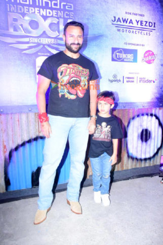 Photos: Saif Ali Khan snapped with son Taimur Ali Khan attending the Independence Rock event Photos: Saif Ali Khan snapped with son Taimur Ali Khan attending the Independence Rock event